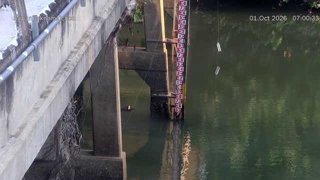 Latest picture from the Paknam Sichon Bridge camera
