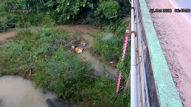 Latest picture from the Asen Bridge camera