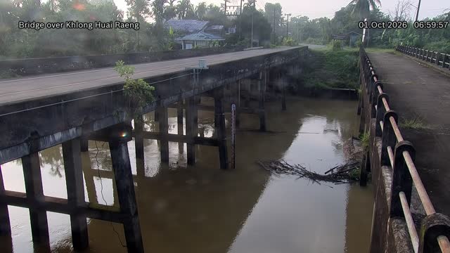 Latest picture from the Bridge over Khlong Huai Raeng camera