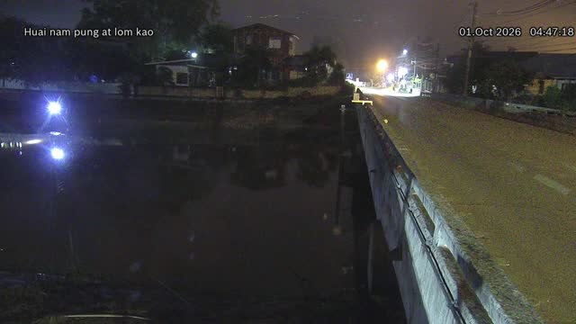 Latest picture from the Huai Nam Phung at Lom Kao District camera