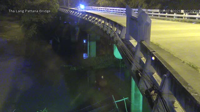 Latest picture from the Tha Lang Phatthana Bridge camera