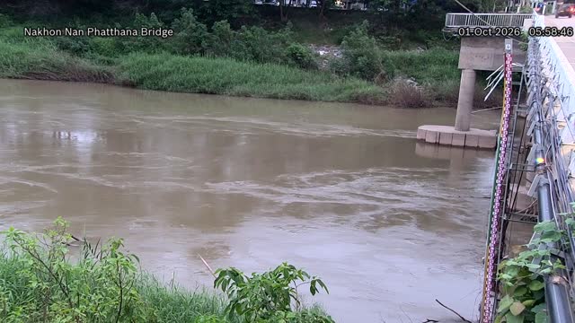 ภาพล่าสุดจากกล้อง สะพานนครน่านพัฒนา