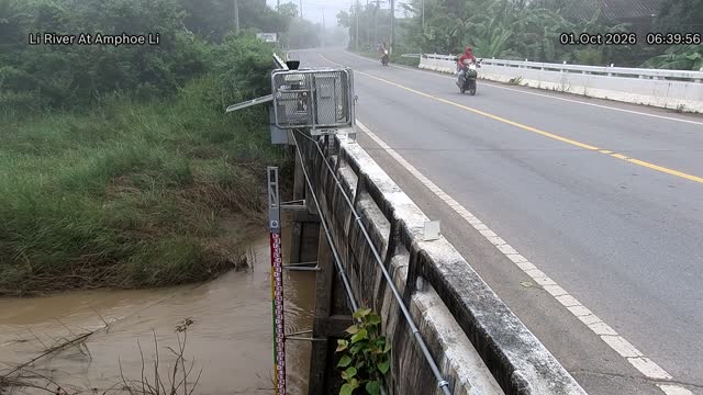 ภาพล่าสุดจากกล้อง น้ำแม่ลี้ที่ อ.ลี้
