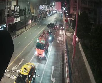 Latest picture from the Saphan Khwai Intersection, Pradiphat Road side camera