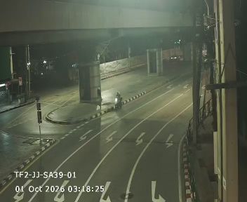 Latest picture from the Kamphaeng Phet Intersection (outbound Phahonyothin Road, near Chatuchak Market) camera