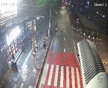 Latest picture from the Huai Khwang Intersection camera