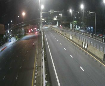 Latest picture from the On-ramp, elevated expressway, Pin Klao side, outbound camera