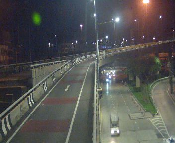 Latest picture from the Elevated expressway, Pin Klao side, at the Siriraj off-ramp camera