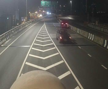 Latest picture from the Taling Chan exit ramp, inbound side camera