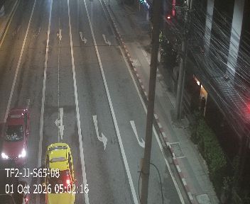 ภาพล่าสุดจากกล้อง แยกรัชดา-ลาดพร้าว ด้านถนนลาดพร้าว