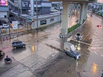 ภาพล่าสุดจากกล้อง แยกการไฟฟ้ามีนบุรี