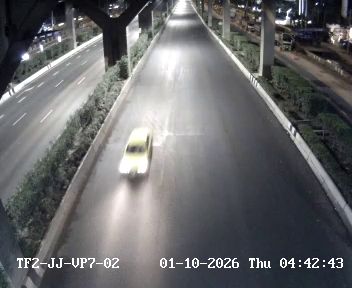 Latest picture from the Footbridge near Thai Airways International Public Company Limited Entrance Soi Vibhavadi-Rangsit camera