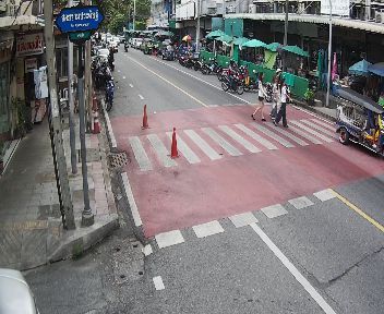 Latest picture from the Nakhon Chai Si Road camera