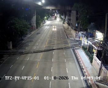 Latest picture from the Footbridge near Samsean Waterwork Power Plant on Rama 6 Road camera