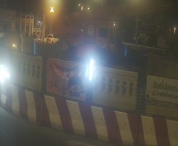 Latest picture from the Banglamphu Area Road camera