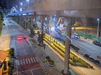 ภาพล่าสุดจากกล้อง ถ.พระราม 3 ตัด ถ.รัชดาภิเษก