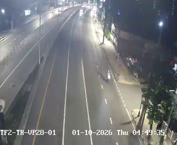Latest picture from the Footbridge near Soi Ratchadaphisek 9 on Ratchadaphisek Road camera