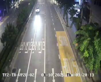 Latest picture from the Footbridge near Soi Ratchadaphisek 9 on Ratchadaphisek Road camera