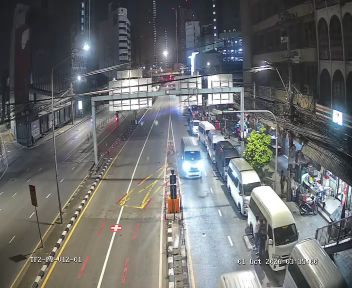 Latest picture from the Footbridge near the entrance to Soi Bun Yu, Din Daeng Rd camera