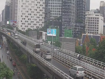 ภาพล่าสุดจากกล้อง แยกสามย่าน