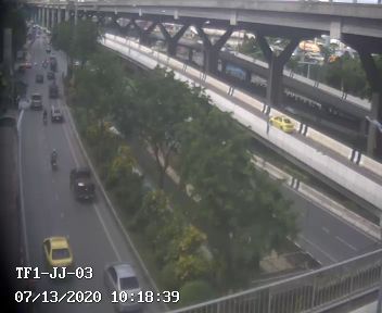 Latest picture from the Vibhavadi Rangsit Road (in front of Chatuchak Office) camera