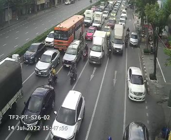 Latest picture from the Saphan Lueang Intersection camera