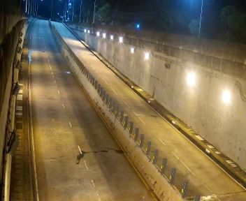 Latest picture from the Rama 9 underpass tunnel camera