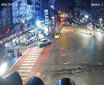 Latest picture from the Vibhavadi Rangsit 8 pedestrian bridge camera