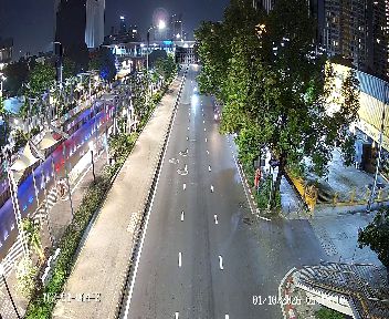 Latest picture from the Footbridge near Soi Narathiwas 9 on Narathiwas Road camera