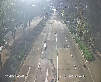 Latest picture from the Directional sign near American Standard Building on Ratchadaphisek Road camera