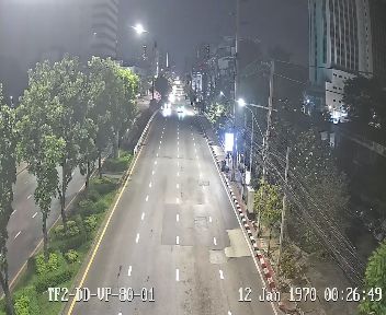 Latest picture from the Footbridge near Soi Ratchadaphisek 22 on Ratchadaphisek Road camera