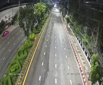 Latest picture from the Footbridge near The Criminal Court on  Ratchadaphisek Road camera