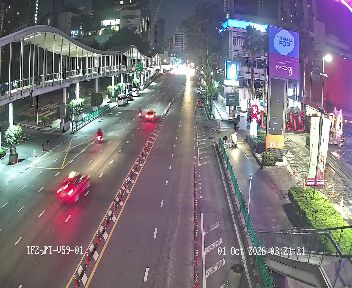 Latest picture from the Footbridge in front of Big C Ratchadamri camera