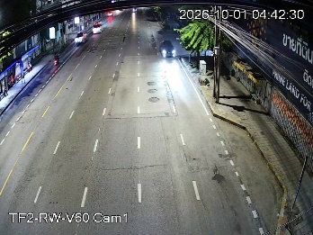 Latest picture from the Footbridge in front of Pantip Plaza on Phetchaburi Road camera