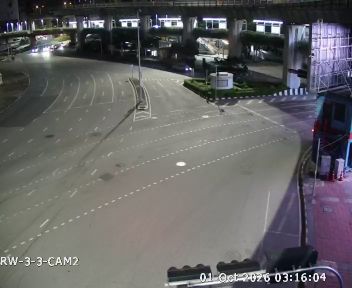 Latest picture from the Footbridge near Soi Rang Nam on Phayathai Road camera