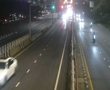 Latest picture from the Borommaratchachonnani Elevated Highway, outbound camera