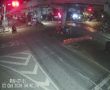 ภาพล่าสุดจากกล้อง แยกประตูน้ำ