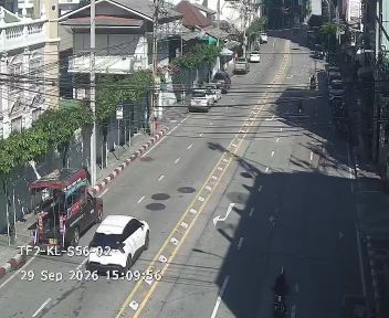 Latest picture from the Trok Chan Intersection, Charoen Krung Road side camera