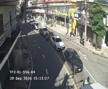 Latest picture from the Trok Chan Intersection, Charoen Krung Road side camera