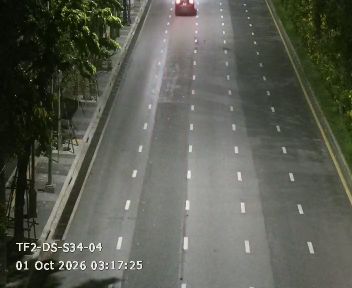 Latest picture from the Footbridge near Royal Turf Club of Thailand under the Royal Patronage on Phitsanulok Road camera