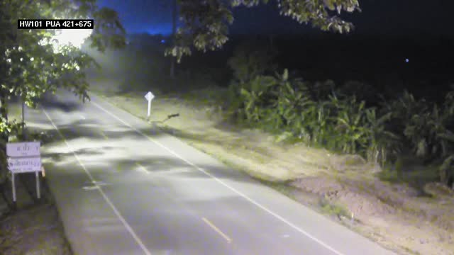 Latest picture from the 101 - Pua district, Nan province, heading to Pua district camera