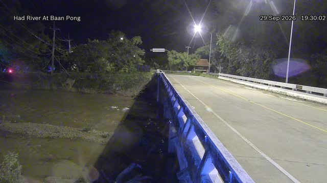 Latest picture from the Mae Hat River at Ban Pong camera