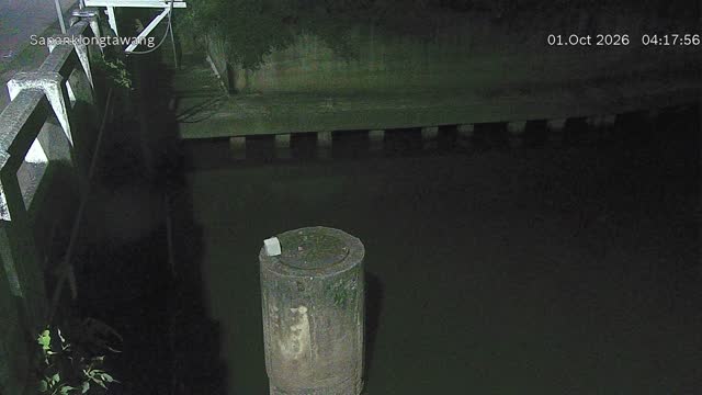 Latest picture from the Klong Tha Wang Bridge camera