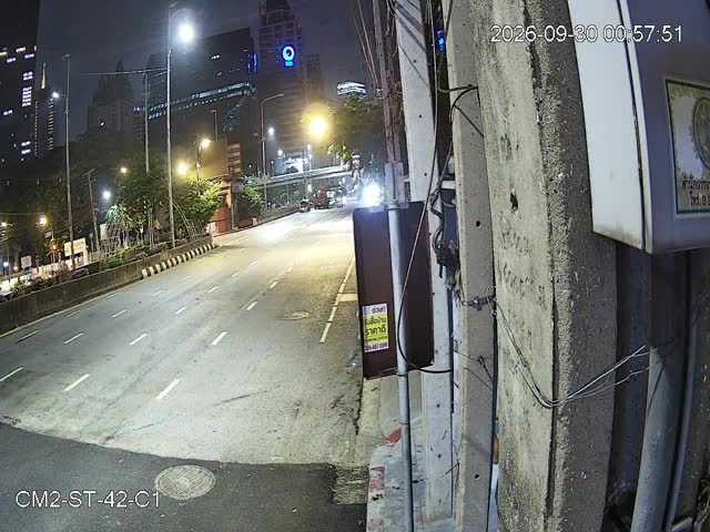 Latest picture from the Soi Sathon 5 entrance-CAM1 camera