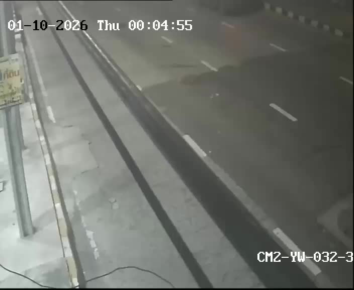 Latest picture from the Pedestrian Overpass, Rama III Intersection–Bhumibol Bridge, at the bus stop-CAM3 camera