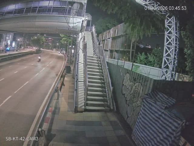 ภาพล่าสุดจากกล้อง จุดที่15 บริเวณสะพานลอยฝั่งขาเข้าถนนรัชดา เชื่อมต่อสะพานเขียว-CAM3